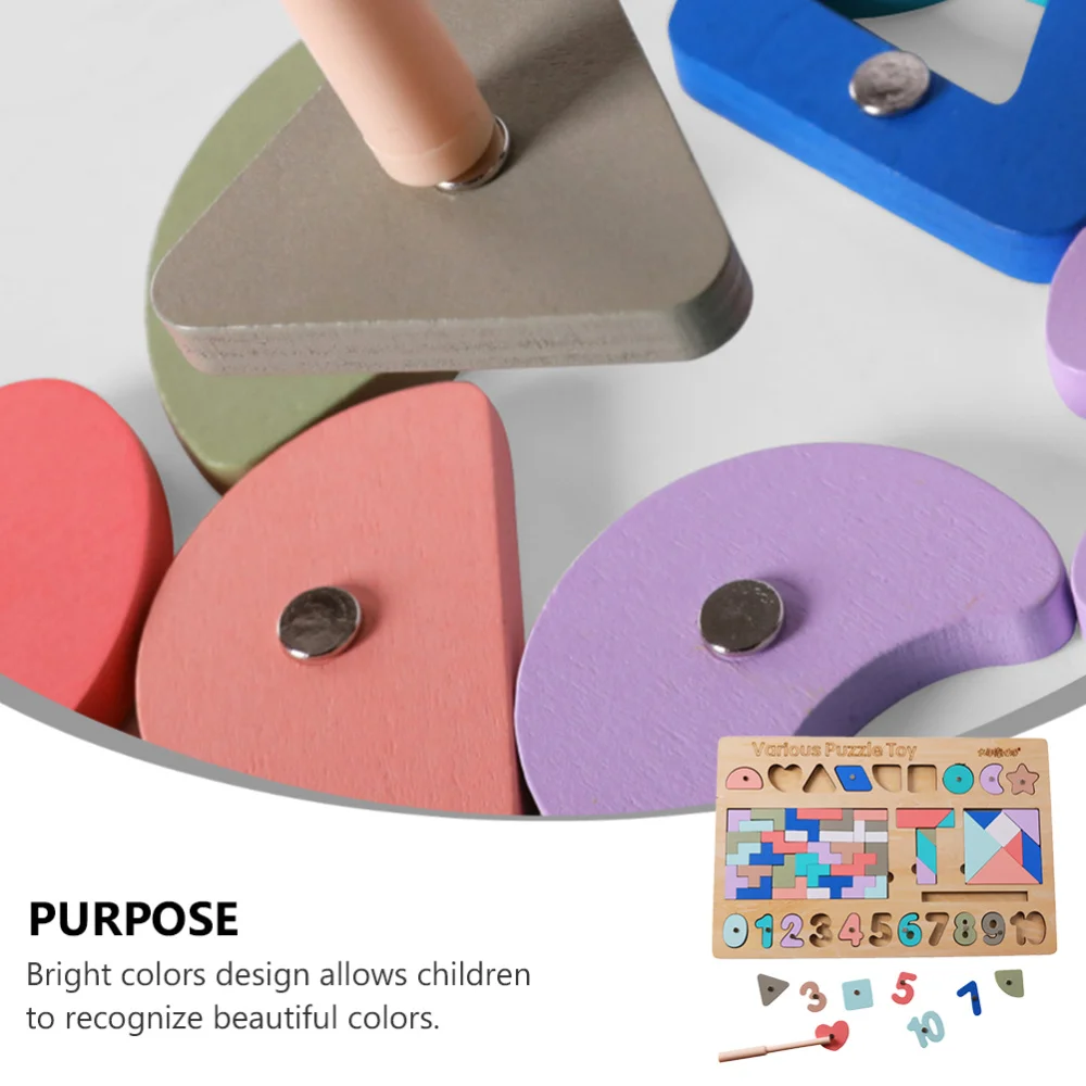 

1 Set Early Education Wooden Puzzle Practical Parent-Child Interaction Game