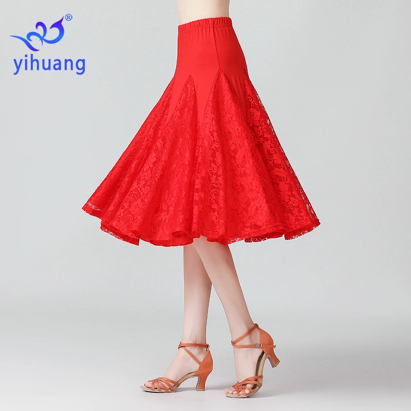 Юбка для танцев Танго вальса юбка | Тематическая одежда и униформа