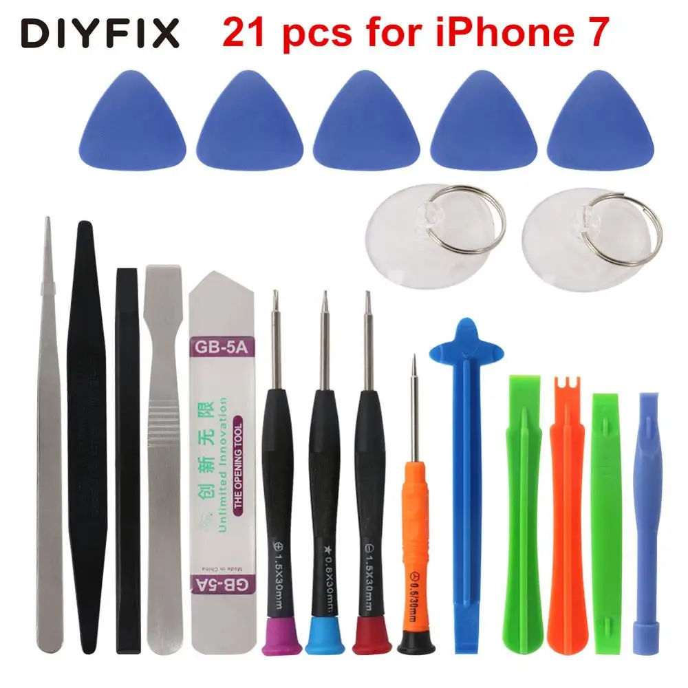 Набор инструментов DIY для ремонта iPhone 12X8 7 6S 6 Plus 21 в 1 мобильный телефон - купить по