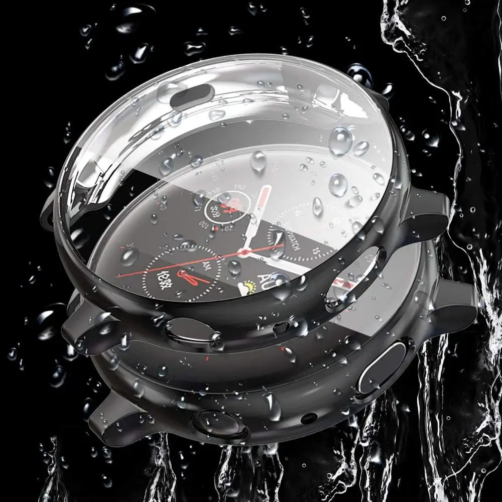 Чехол Active 2 для Samsung galaxy watch active 44 мм силиконовый бампер из ТПУ чехол защиты экрана