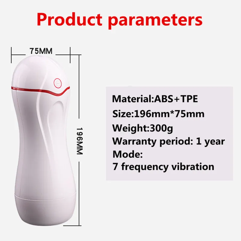 Электрический Мужской мастурбатор вакуумная всасывающая вибрация USB секс машина