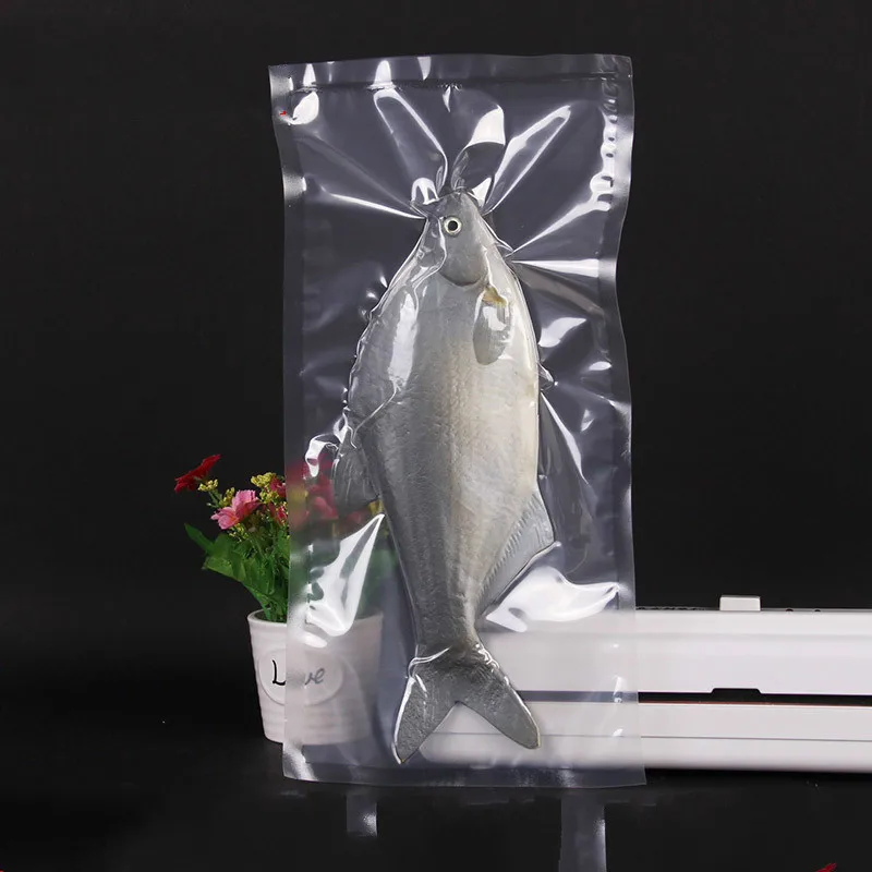 Новый 20 шт прочный 20x40 см Прозрачный большой вакуумный мешок пластиковый для