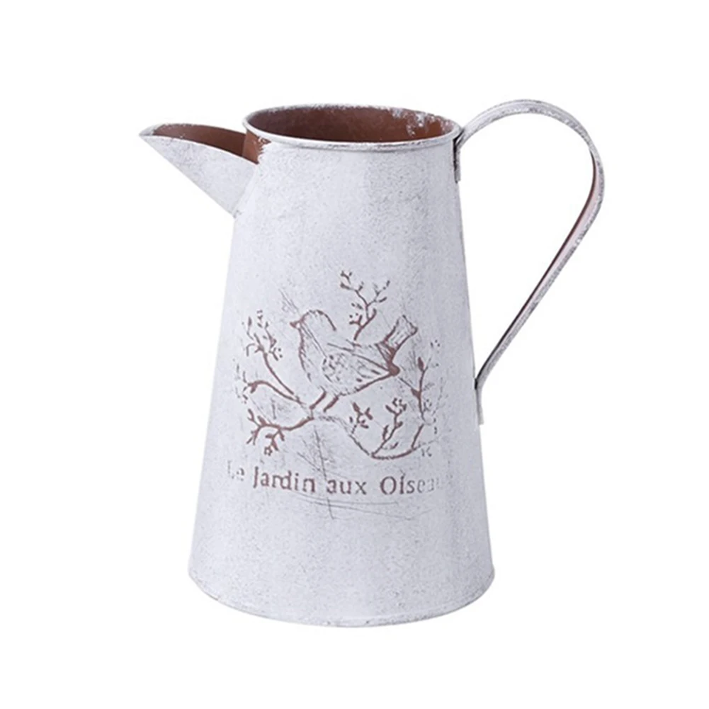 Ретро Железный цветочный горшок в скандинавском стиле держатель ваза украшения