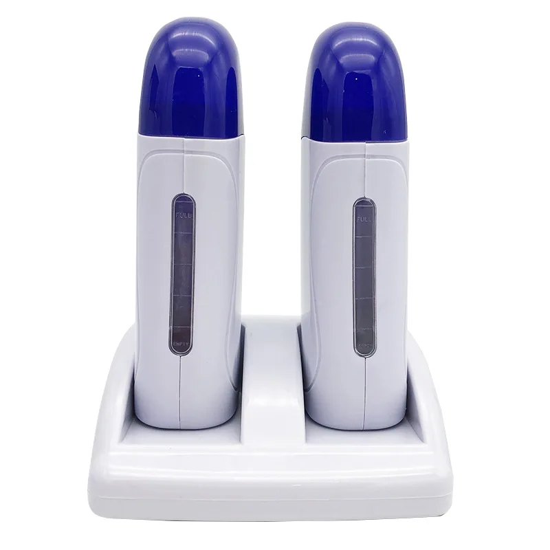 Double EU plug Воск для депиляции, роликовый нагреватель, нагреватель воска, эпилятор, ручная машинка для удаления волос, салон красоты, Cera Maquina calentador de ce - Цвет: Double EU plug
