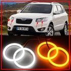 Светодиодная кольцевая лампа Angel Eye Halo для Hyundai Santa Fe santafe, 2007, 2008, 2009, 2010, 2011, 2012