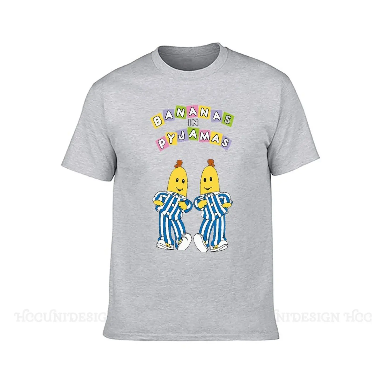 

Мужские футболки, забавная футболка, бананы в пижаме, Классическая футболка с коротким рукавом, одежда для взрослых из чистого хлопка