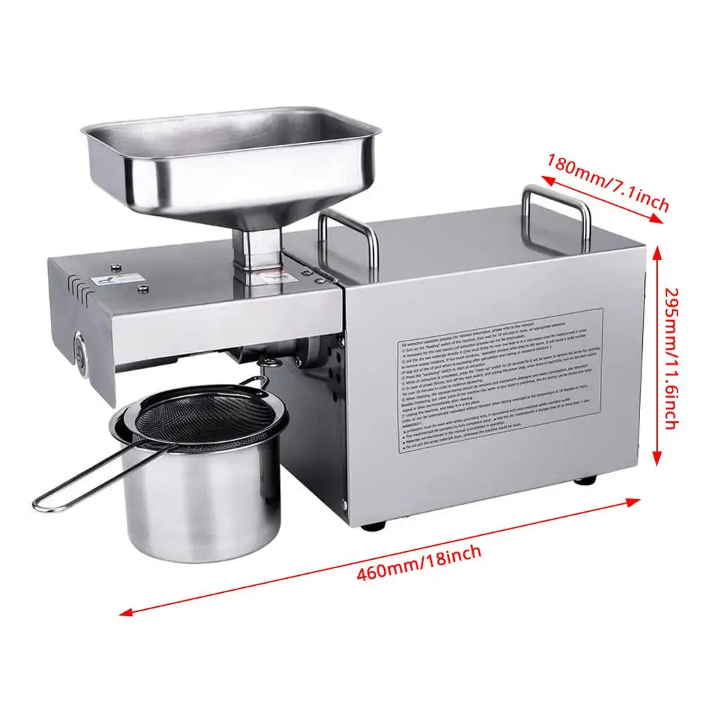 Машина для надавливания масла семян подсолнечника оливкового расширитель