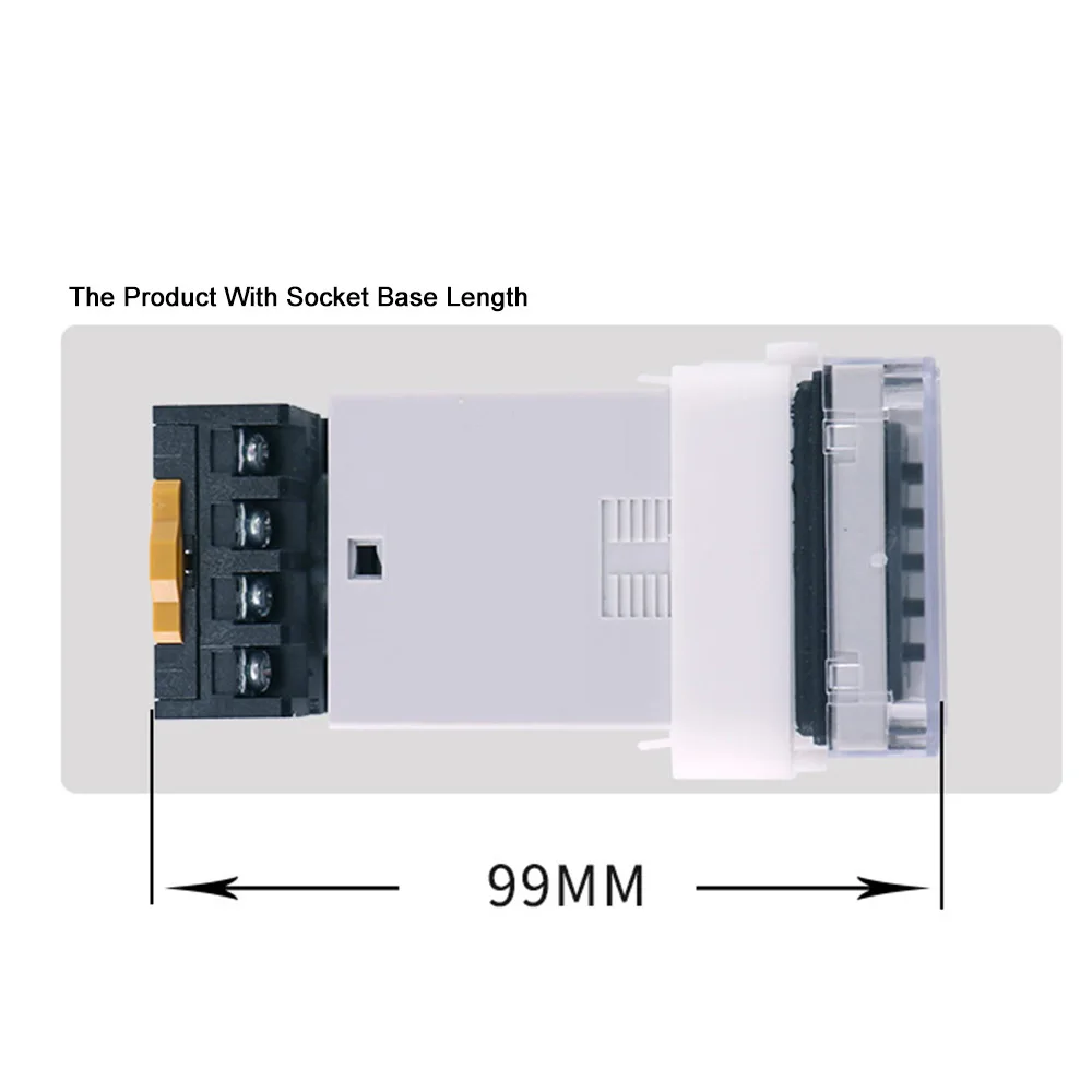 Реле времени с цифровым дисплеем DH48S-2ZH со светодиодным цоколем реле задержки