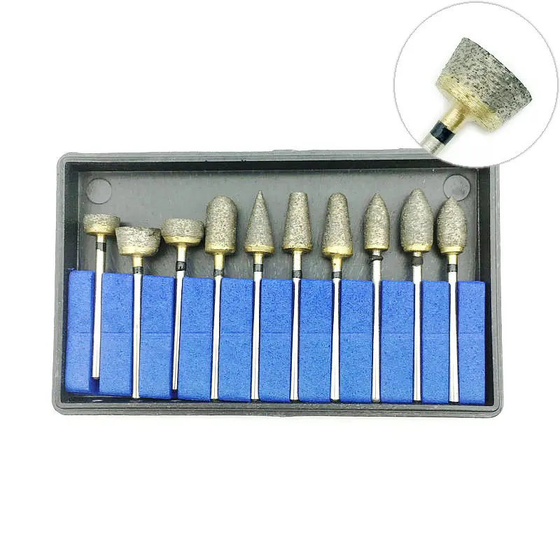 Зубные Алмазные Боры HP 10 шт. полностью спеченные алмазные боры шлифовальные