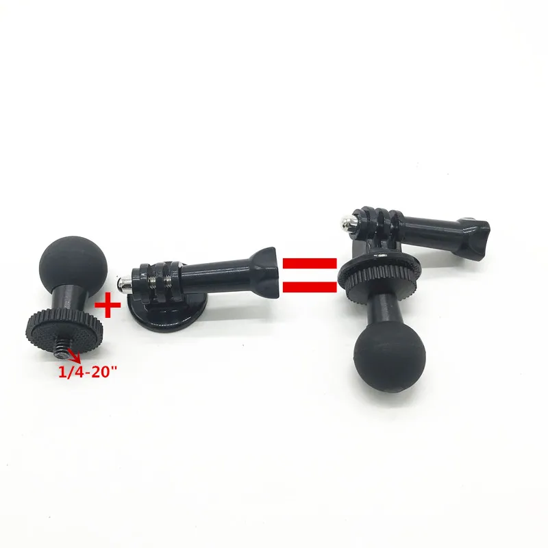 Крепление для штатива Gopro с шаровой головкой 1/4 Адаптер GoPro Hero 5 4 3 + 2 1 Sjcam Xiaomi YI