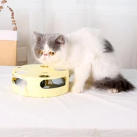 popular pet products 2021 electric smart toys for cats automatic steering wheel set educational toy interactive brain game cats