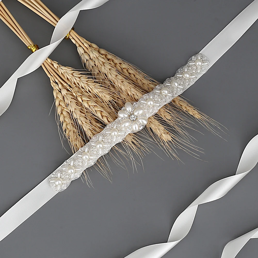 S155 серебристый стразы свадебные пояса свадебное платье для девочек с поясом