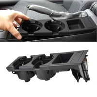 double hole car vehicle front center console storage box coin cup holder for bmw e46 3series 1999 2006 51168217957