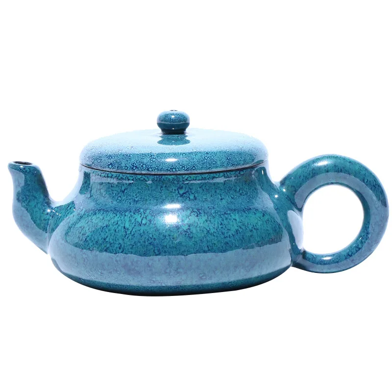 

Yixing purple clay teapot raw ore purple clay mengchenjunde teapot enamel handmade purple clay teapot gift