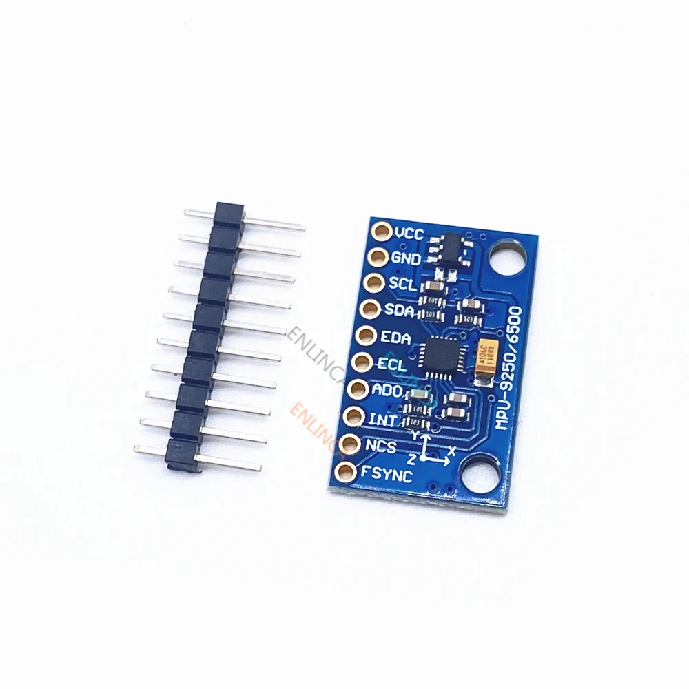 SPI IIC/I2C GY-9250 9-осевое отношение + гироскоп + акселератор + магнитометр сенсорная плата модуль MPU9250 3-5 В мощность