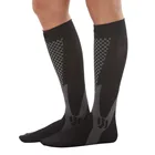 Компрессионные носки, нейлоновые чулки, медицинские спортивные черные Компрессионные носки для уличных занятий бегом, велоспортом, Чулки с длинным давлением
