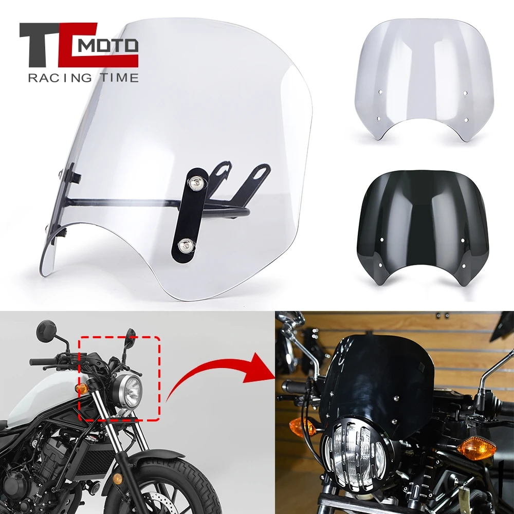 Ветровое стекло для мотоцикла передний экран Honda CMX500 Rebel CMX 500 300 Accessoris 2017 2018 2019 2020 |
