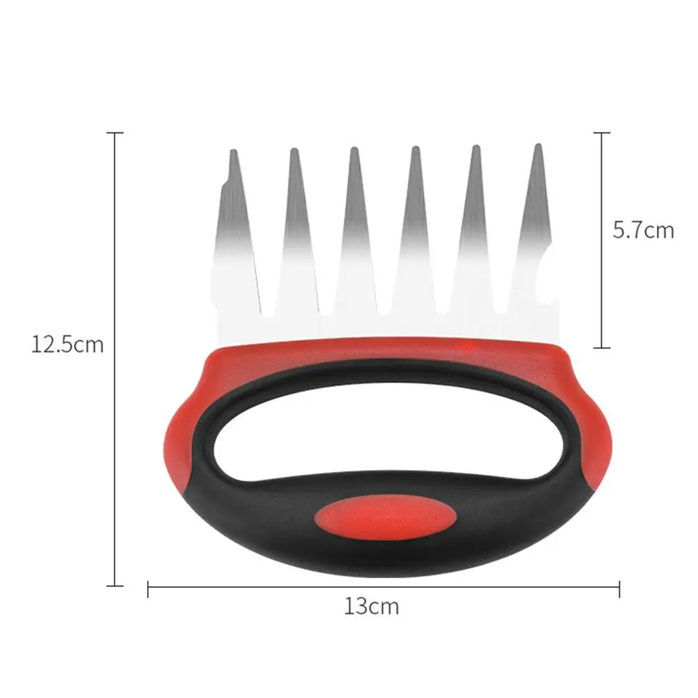 2 шт. измельчитель мяса для барбекю когти из нержавеющей стали вилки с медвежьими