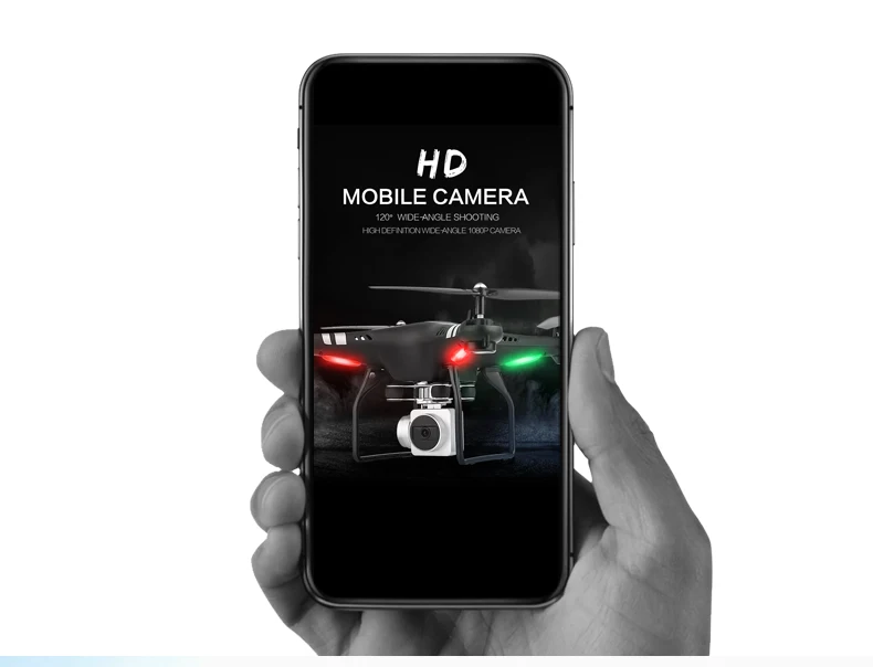 RC WI-FI с видом от первого лица Квадрокоптер 4K HD Камера Дрон профессиональной воздушной видео 6 Axis Gyro 4 Каналы р/у вертолет Квадрокоптер с высокой фиксацией