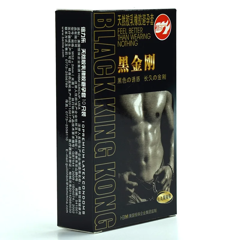 10 шт. презервативы Секс-игрушки для мужчин черный мужской пенис рукав задержки