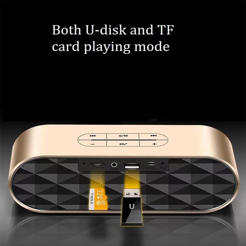 Bluetooth динамик высокой мощности беспроводной маленький звук двойной компьютер