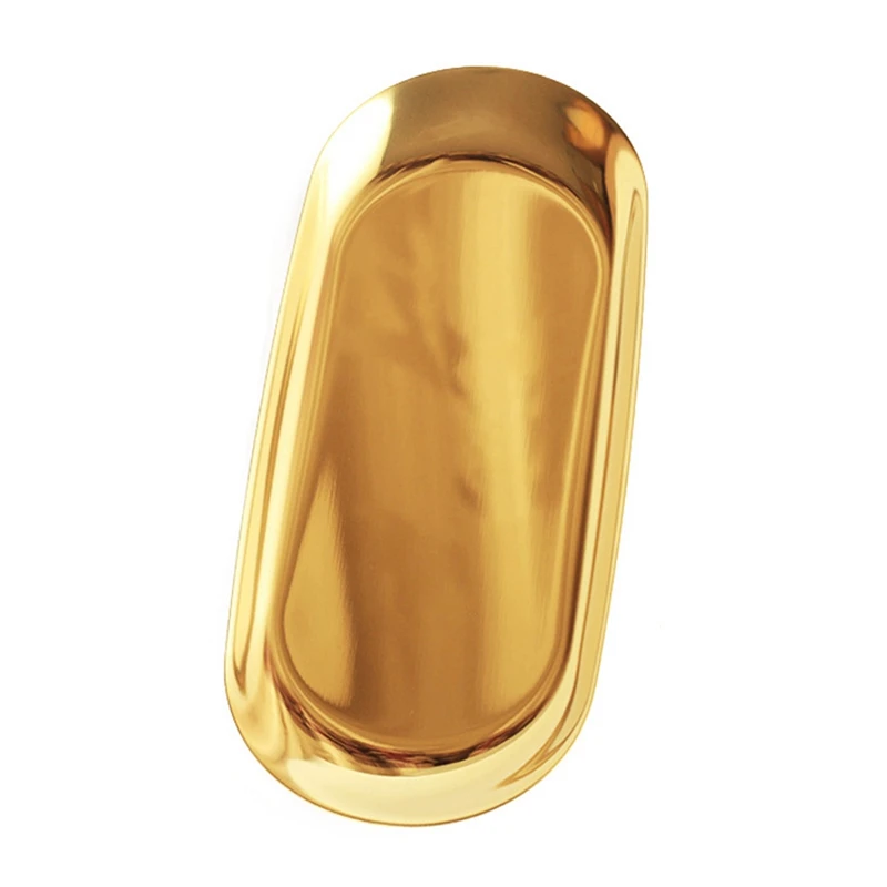 

1 Set Stainless Steel Vanity Trays, Cosmetic Organizer Trays(Gold & Silver) & 2 Pcs Ceramic Iron Art Vase Flower Pot