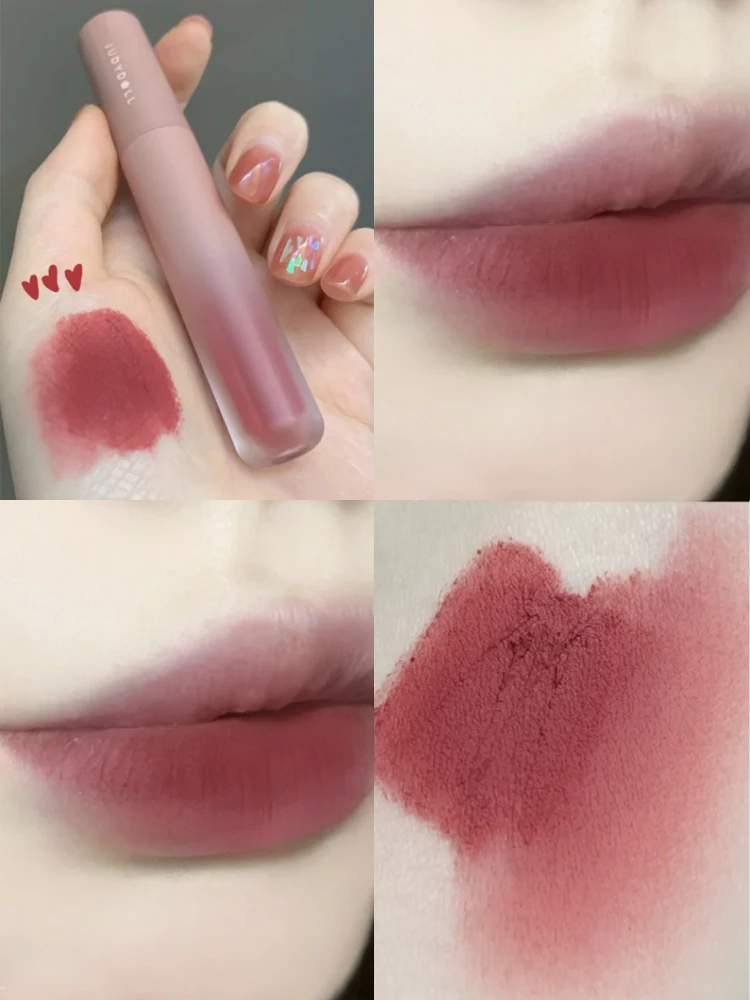 Небольшая губная помада zq в форме цветка глянцевый пигмент тыквы дешевое матовое