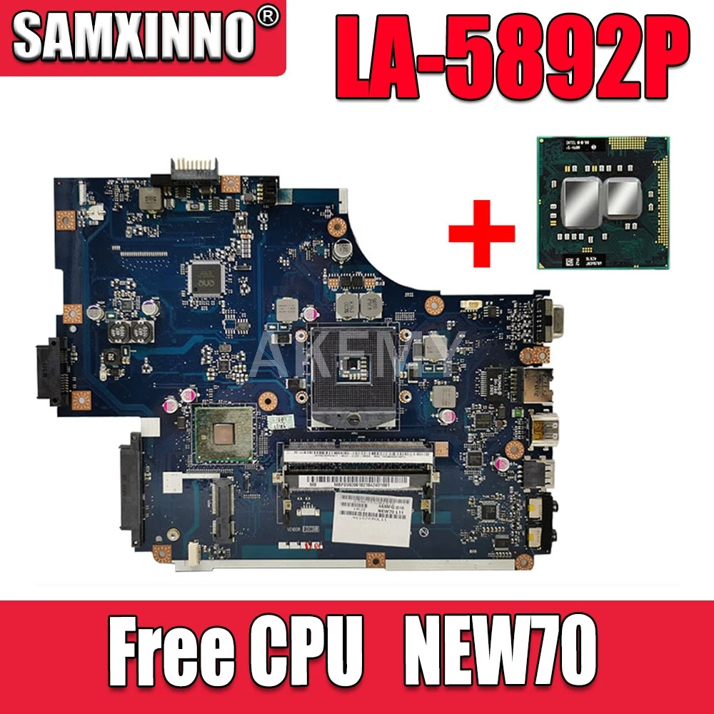 

Akemy NEW70 LA-5892P для Acer aspire 5741G 5741 5742 5742G PC материнская плата вместо LA-5891P LA-5893p LA-5894P