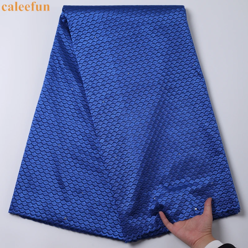 Нигерийская африканская кружевная ткань высокого качества для мужчин хлопковая