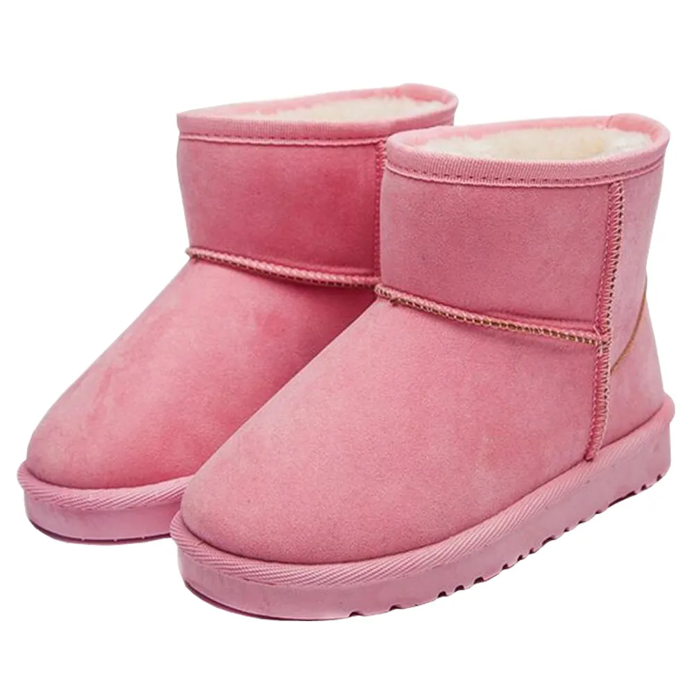 

Shoes Kids Snow Boots Toddler Boy Sneakers Winter Children Shoes Sneakers Girls Mid Tube Boots Anti-Slippery