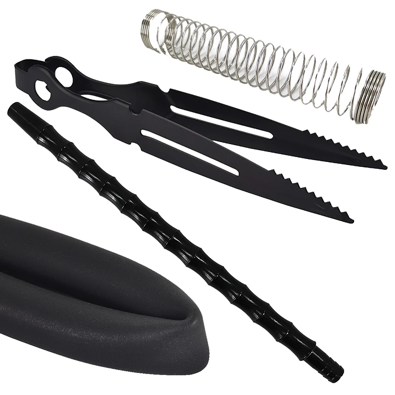 

Stainless Steel Hookah Hose Spring For Shisha Narguile Aluminum Handle Silicone Tube Charcoal Tongs