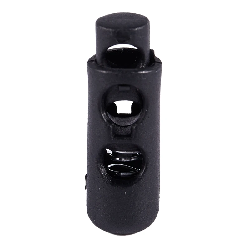 10 x Пластиковые цилиндрические пробки зажим для шнура Замки Черный|Детали и