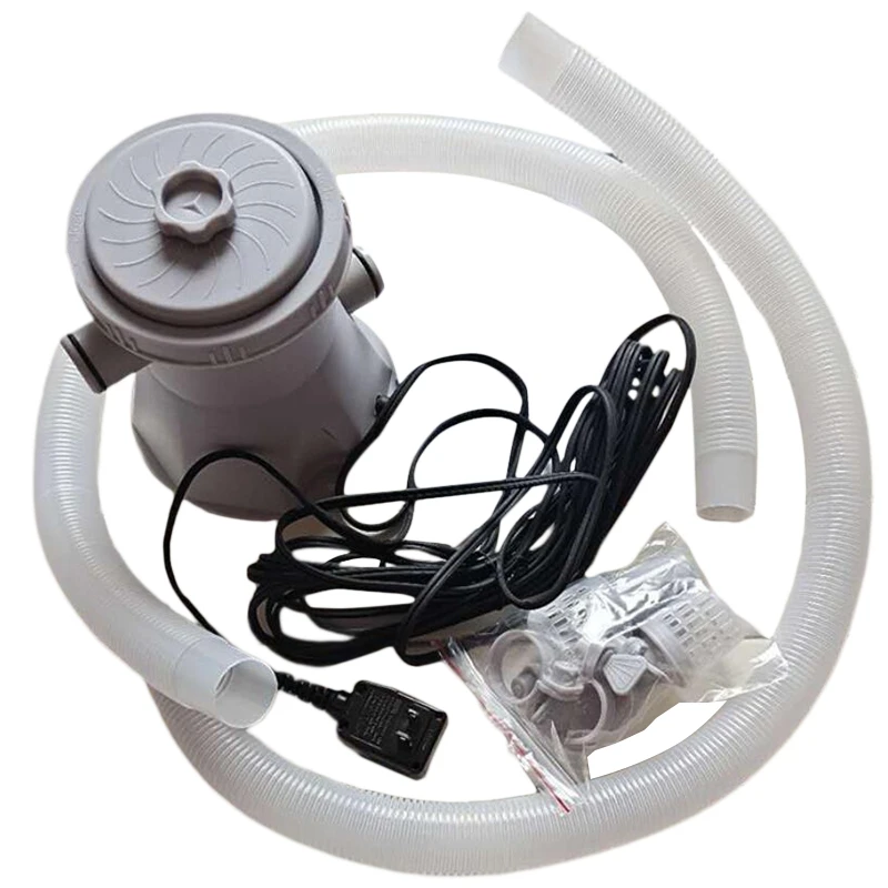 

Electric Swimming Pool Filter Pump, Swimming Pool Pump and Filter Kit, Swimming Pool Pump, Paddling Pool UK Plug