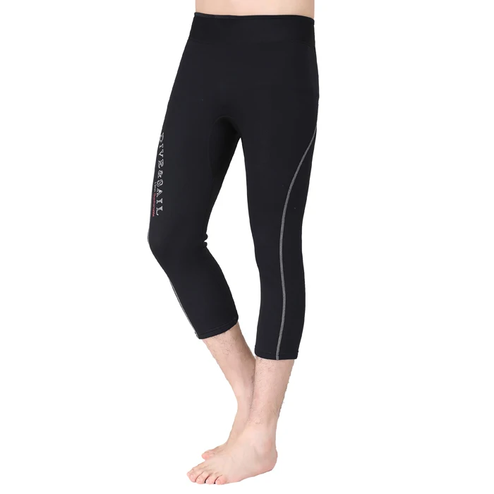 

Men's or Women's Neoprene Capris, Diving Shorts, Rowing, Rowing, Surfing, Diving, Thermal, 1.5mm, 3 / 4