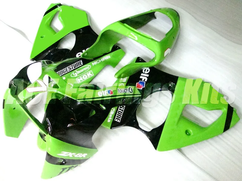 

Новый комплект обтекателей для мотоцикла ABS, подходит для Kawasaki Ninja ZX-6R ZX6R 636 2000 2001 2002 00 01 02, комплект кузова, зеленый, черный, Великобритания
