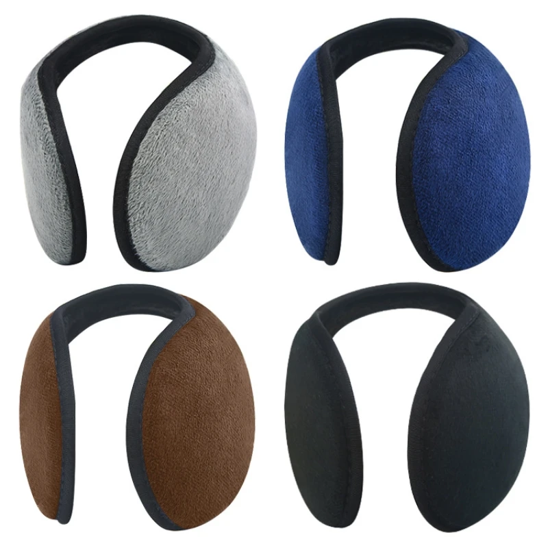 

Soft Earmuffs Women Men Ear Cover Protector Ear Mask Thicken Plush Winter Men's Warm Solid Earmuff Warmer Apparel Accessories
