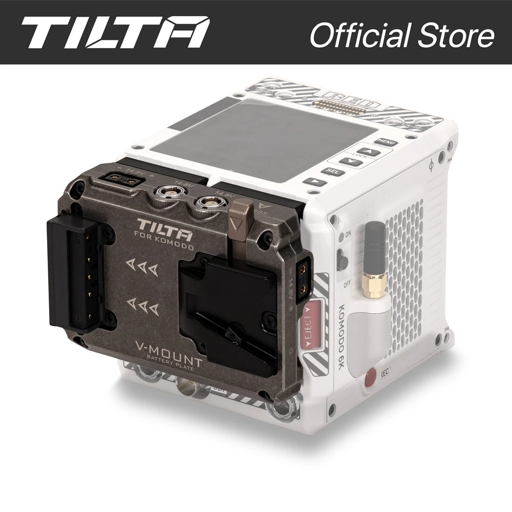 TILTA TA-T08-BPV двойной Canon BP к V Mount Adapter Battery Plate для RED Komodo Gold | Электроника
