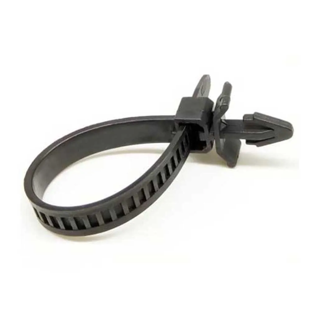 

5oPcs/set Car Wire Ties Releasable Straps Fastening Push Mount Clips Nylon Detachable Hose Wire Trim Clip