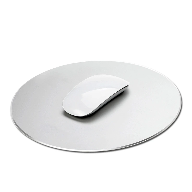 Водонепроницаемый алюминиевый круглый коврик для мыши настольный игровой