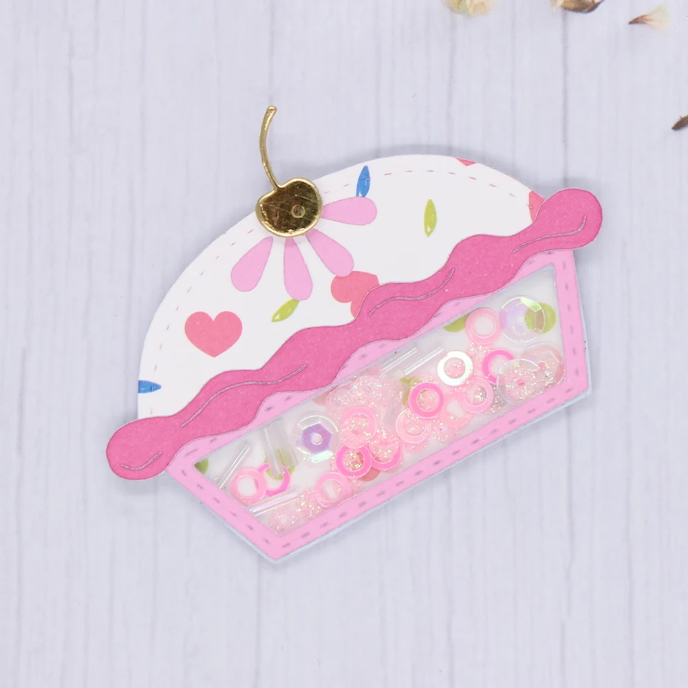 YPPCRAFT милый шейкер для пирога, металлические штампы, трафареты для «сделай сам», скрапбукинг, декоративное тиснение, «сделай сам», бумажные карты