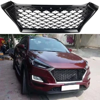 fit for hyundai tucson 2019 2020 grill mask cover grills fusion mondeo black silver car styling front racing grille