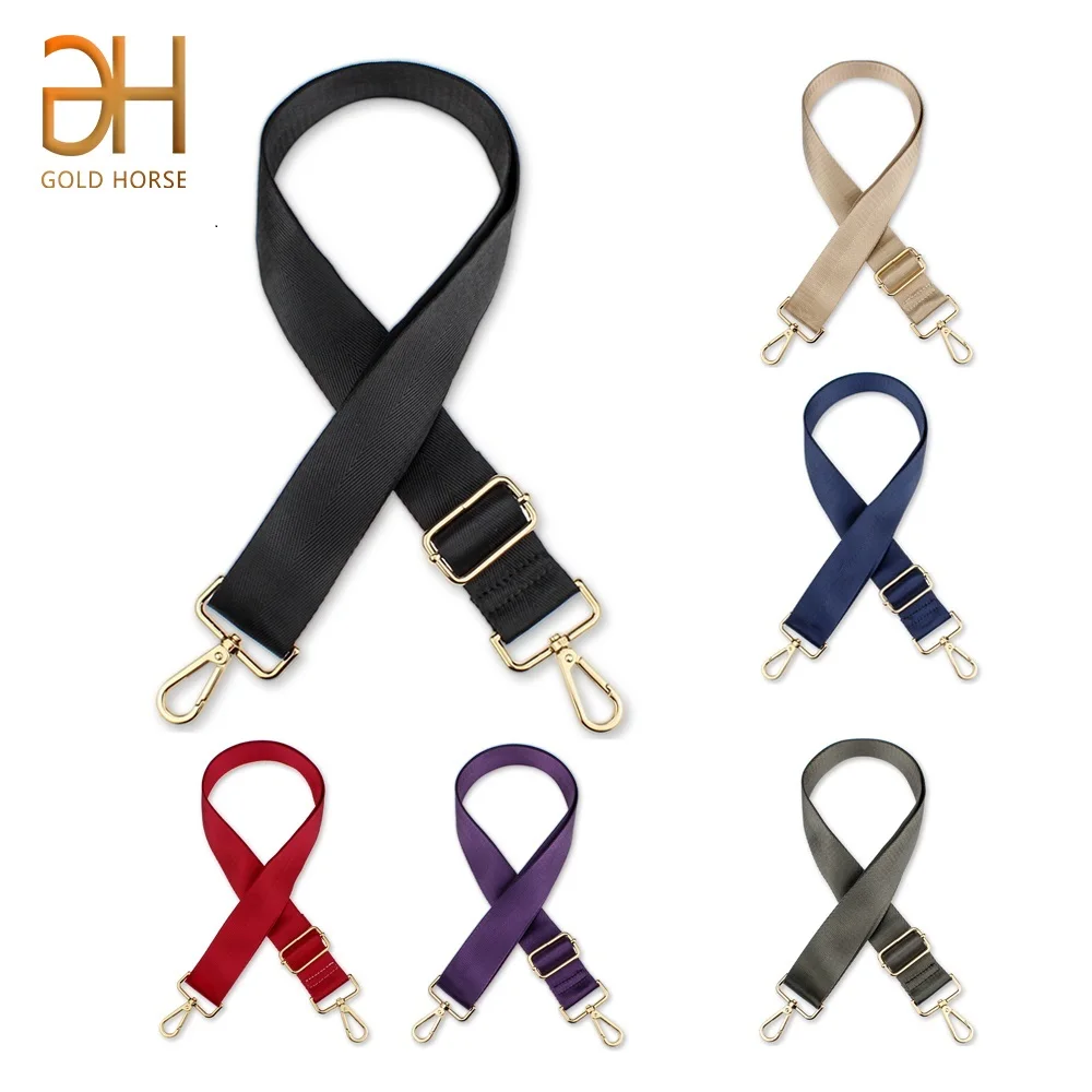 Длинный сменный ремешок для сумочки Однотонный женский мессенджер из нейлона