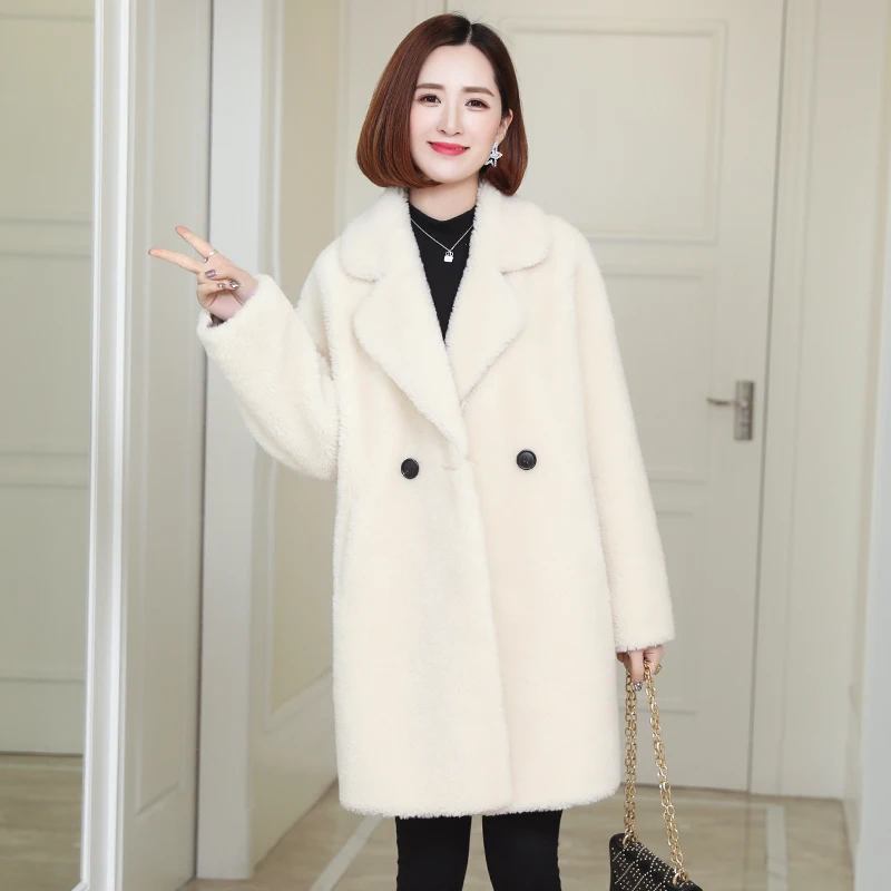 2019 модное женское меховое пальто зимняя куртка женская одежда меховые из