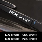 Наклейки на стеклоочистители для автомобилей Lexus RX 300 IS 250 GX 400 UX 200 NX LX LS GS ES CT200h Fsport, автомобильные аксессуары, виниловые пленки, наклейки, 4 шт.