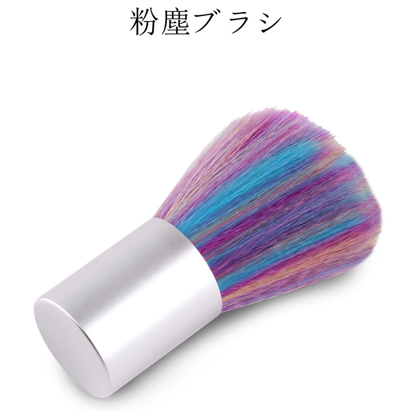 2 шт. портативная цветная кисточка для ногтей инструменты мягкая щетка очищающее