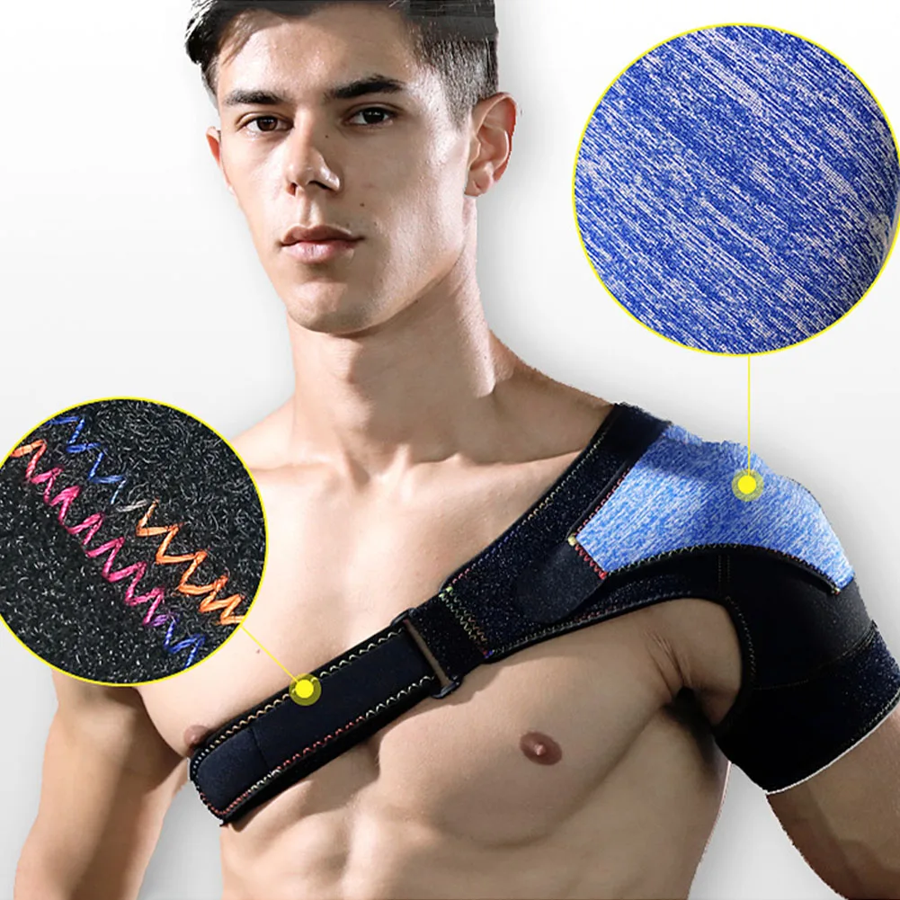 

1pc Men Women Orthotic Rotator Cuff Protective Adjustable Right Left Shoulder Brace Labrum Tear Sprain Support Dislocated Joint