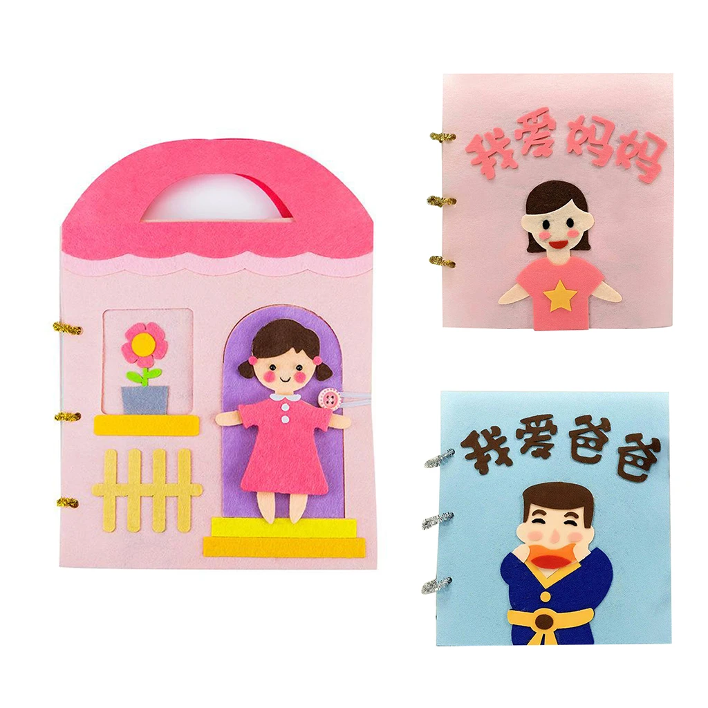 

Toy Cloth Books Interactive Skills Development Montessori Book Fabric Toddler Girls Early Cognitive Educational Quiet Book