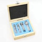 4 шт. MT1 древесины токарно-револьверный станок Live Center комплект Арбор токарные инструменты с Деревянный чехол