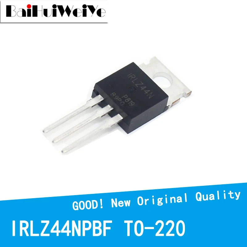 

10Pcs/Lot IRLZ44N TO-220 IRLZ44 TO220 IRLZ44NPBF IRLZ44N 50A/60V MOS FET New and Original IC Chipset Three-Terminal