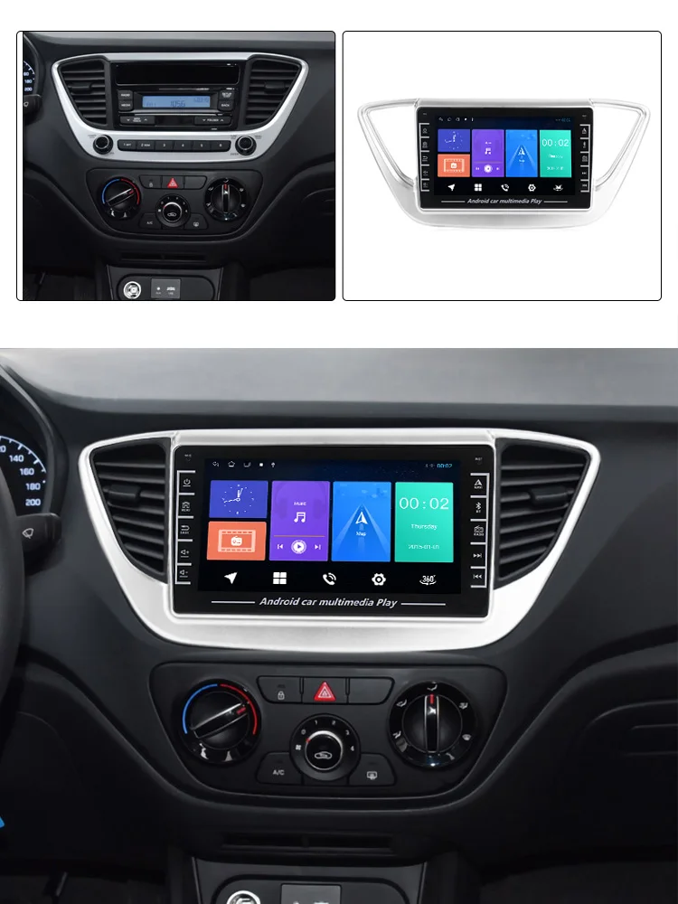 IPS экран HD1280 * 720 Android автомобильный Радио Мультимедийный видео плеер GPS навигация